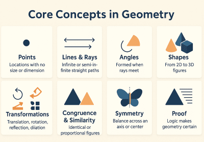 Core concepts in geometry
