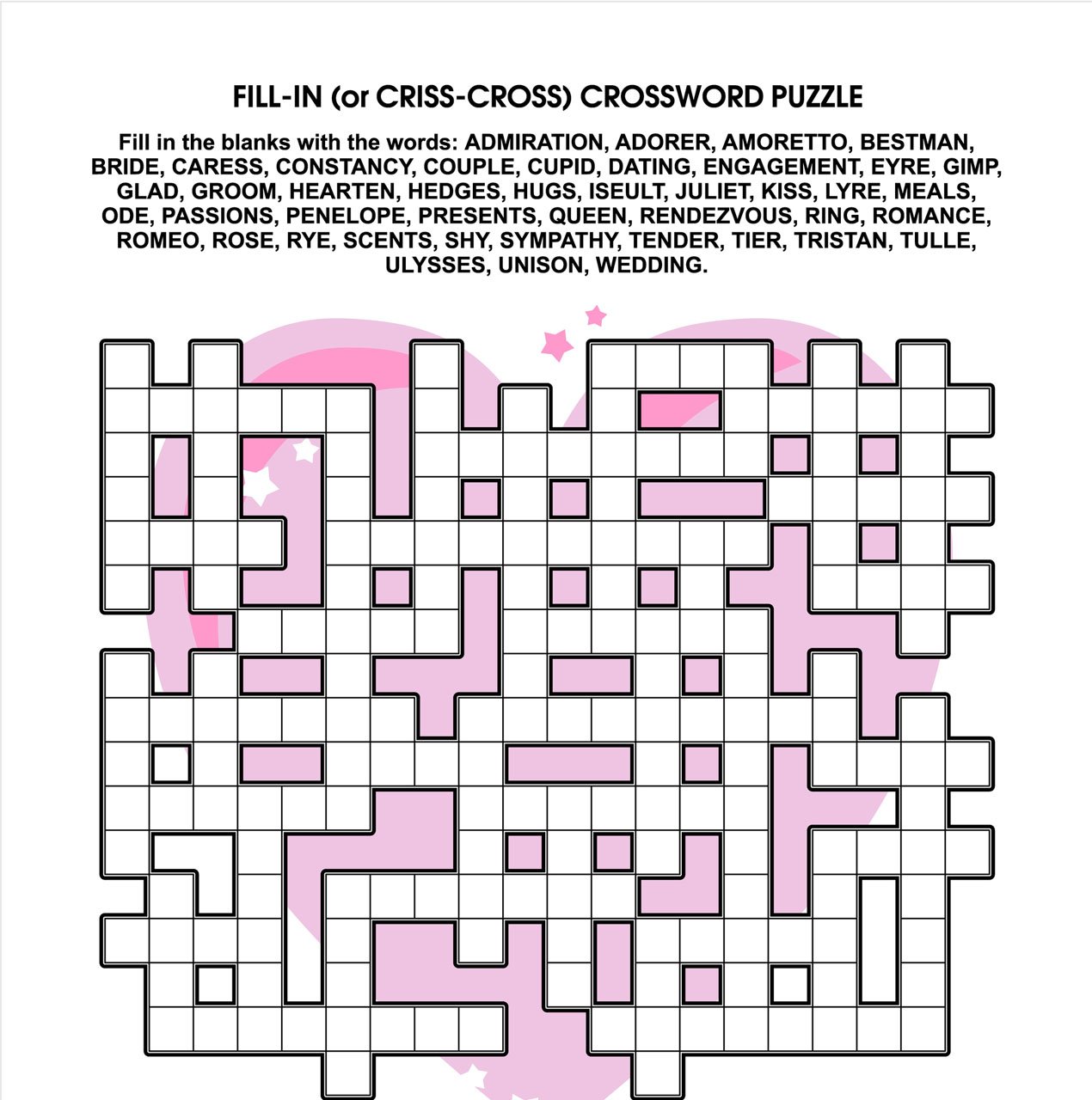 CrissCross Puzzle for Teenagers and Adults Edublox Online Tutor
