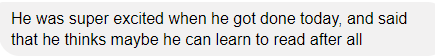 example case study of child with dyslexia