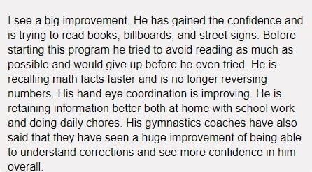 example case study of child with dyslexia