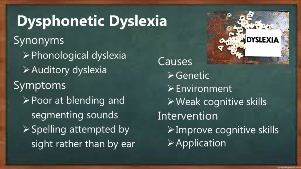 Dysphonetic dyslexia