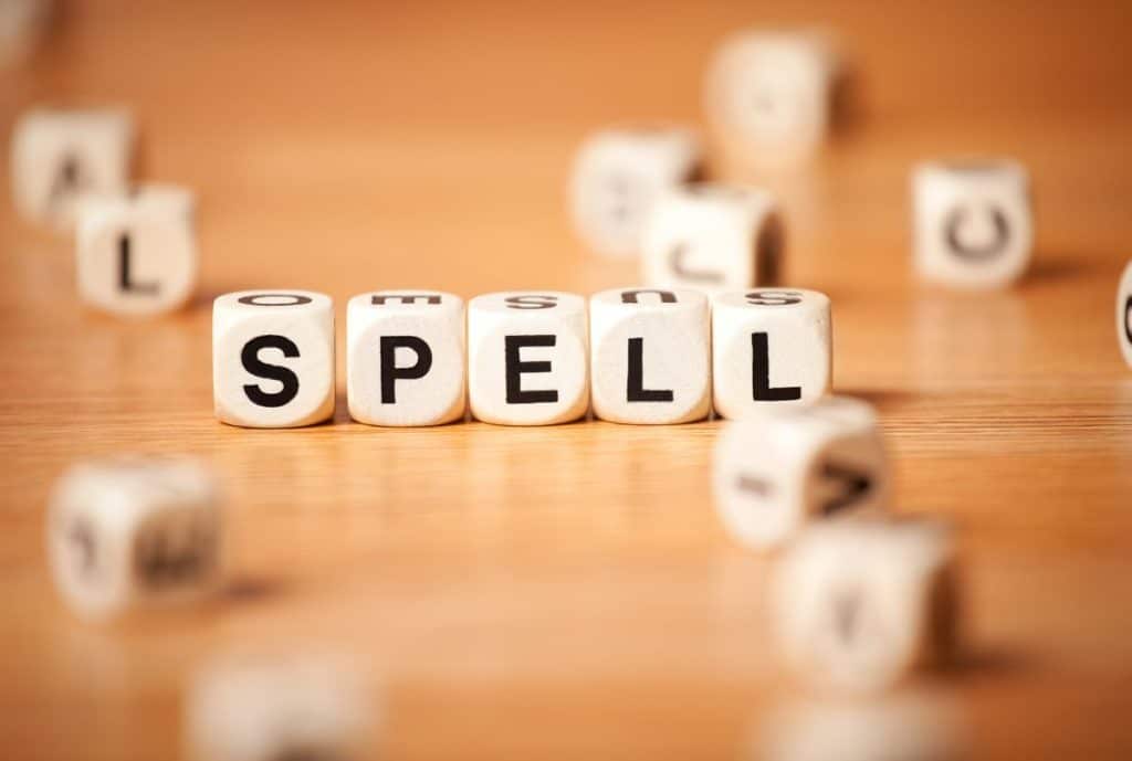 Overcoming a spelling problem