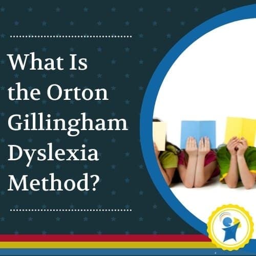 Orton Gillingham dyslexia method