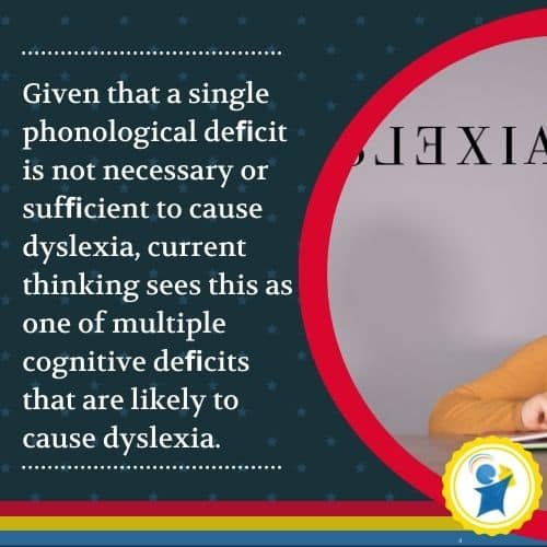 Dyslexia cause - cognitive deficits