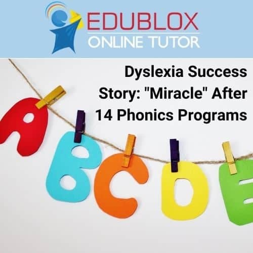Dyslexia success story