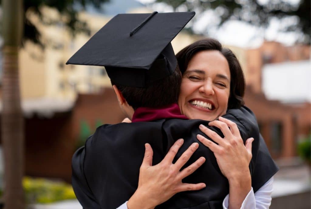 Student at graduation day