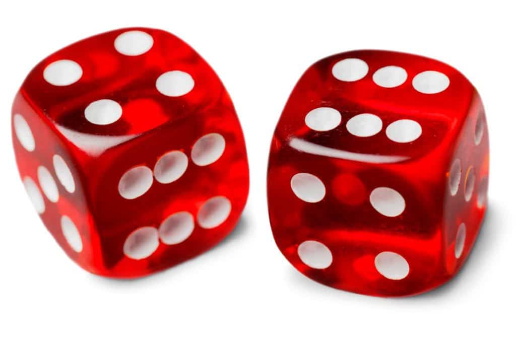 Dice for spelling games