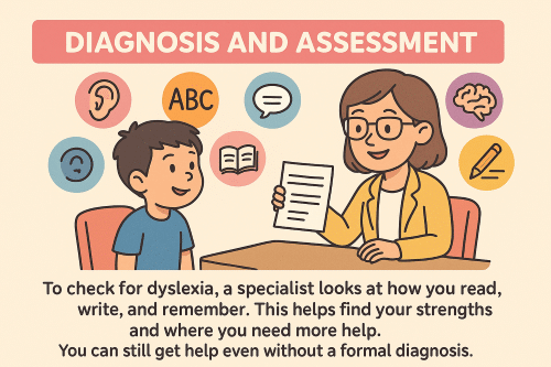 Dyslexia diagnosis - explained to children