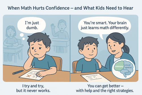 When Math Hurts Confidence - and What Kids Need to Hear