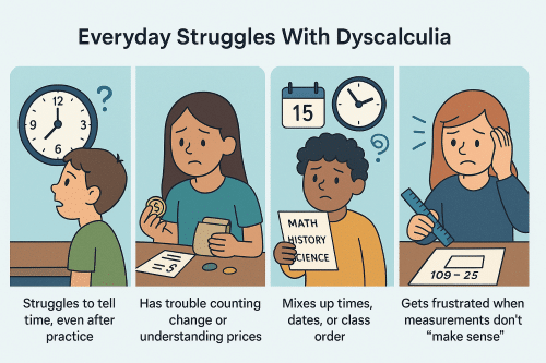 Everyday Struggles with Dyscalculia