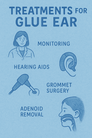 Treatments for glue ear